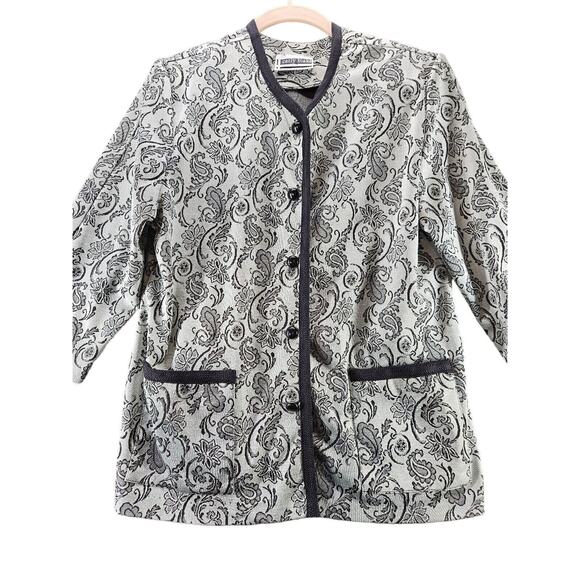 Carly Blake Womens Blazer Multi-Color Size 32in From Pit To Pit Button Pockets - Picture 1 of 12